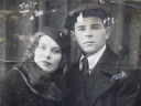1939, Дарья Григорьевна Вихляева (Сергеева)с мужем Василием Васильевичем Сергеевым. [№ 17041]
