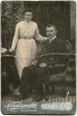 1908, Василий Данилович Захаров с супругой Матрёной [№ 25326]