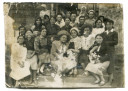 1930, в центре в белом берете Екатерина Сергеевна Захарова (Цаюкова) [№ 25361]