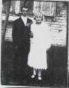 1926-1930, Василий Фёдорович Дымовский с женой Марией Михайловной Мазаевой, [Ново-Васильевка] [№ 15038]