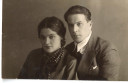 1938, Раиса Алексеевна Стоялова (Квасова) с мужем Сергеем Николаевичем Квасовым [№ 02044]