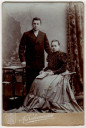 1906?, Михаил Петрович Калмыков с женой [№ 43005]