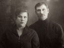 1928, Мария Семеновна Боброва (Калмыкова) и Яков Васильевич Калмыков. [№ 01094]