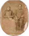 1890?, Зиновий Данилович Захаров с женой Лукерьей Семёновной. [№ 25607]