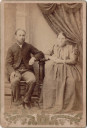 1900?, Иван Петрович Сизов и Анастасия Зиновьевна Захарова (Сизова). [№ 25657]