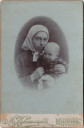 1903?, Вера Зиновьевна Захарова (Харитонова) с Петром [№ 25711]