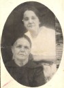 19??, Надежда Петровна Савостьянова (Савельева) и ее мать, Дуня Савостьянова.