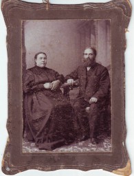 1900?, Кондратий  Подковыров с женой Ф. З. ? (Подковыровой)